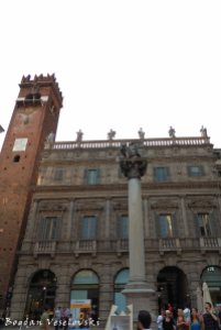 15. Torre del Gardello, Palazzo Maffei & Column of the Lion of Saint Mark