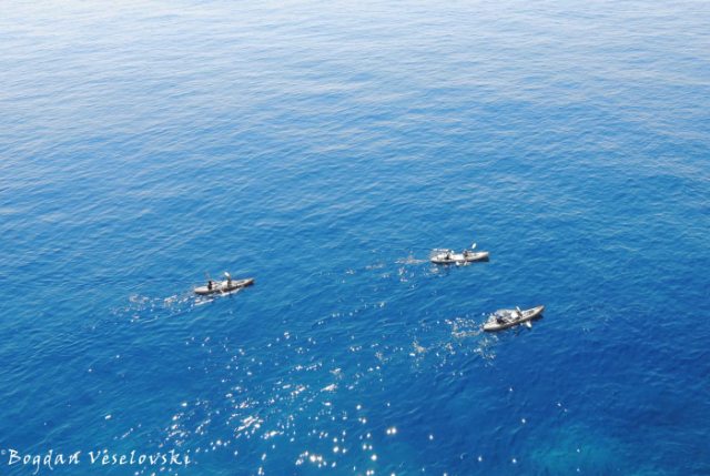 15. Canoes on the Adriatic Sea