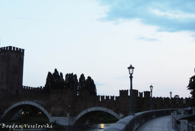 31. Castelvecchio Bridge or Scaliger Bridge (Ponte di Castel Vecchio o Ponte Scaligero)