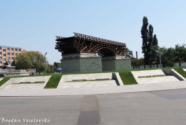 Replica of Trajan's Bridge in Drobeta-Turnu Severin