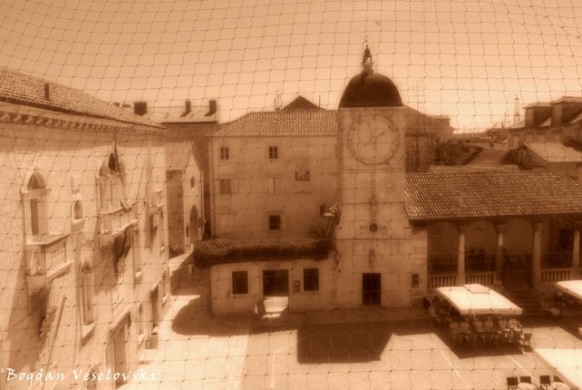 12. John Paul II Square - Town Hall & St. Sebastian's Church (Town Clock Tower & Town loggia)