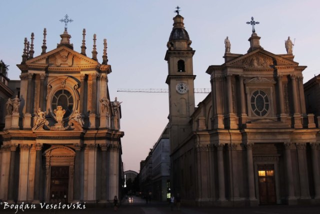 17. The twin churches of San Carlo and Santa Cristina