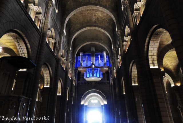 48. Organ in blue - Monaco Cathedral (Cathédrale de Monaco)