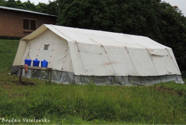 Quarantine tent for cholera