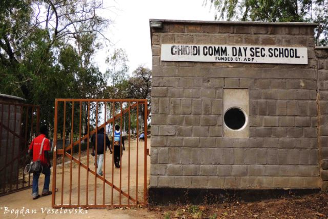 Chididi Secondary School entrance