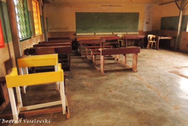 Class room in the primary school