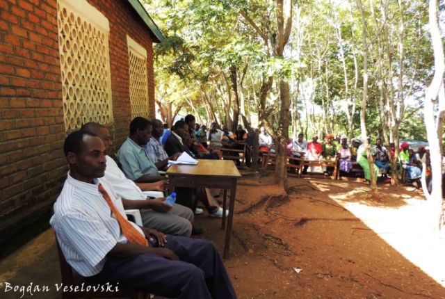 Community debate in Nyakamera