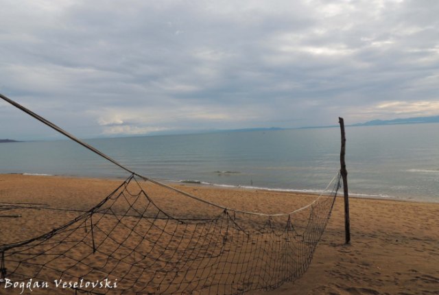 Net on the beach