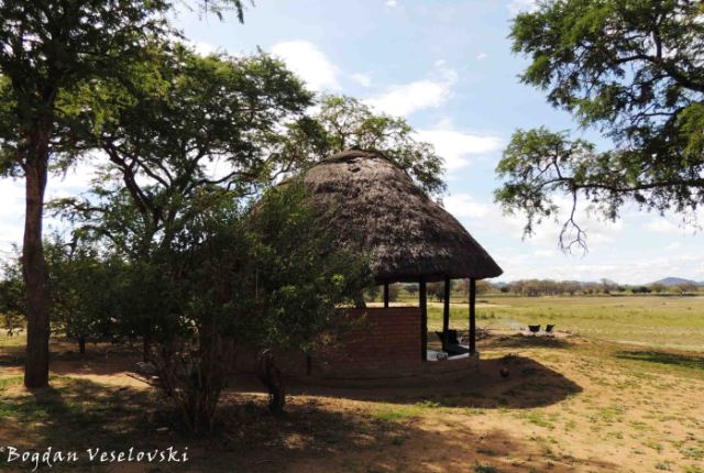 Gazebo in Vwaza Marsh Wildlife Reserve