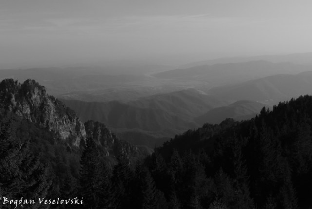 Olt Valley seen from Cozia Mountain