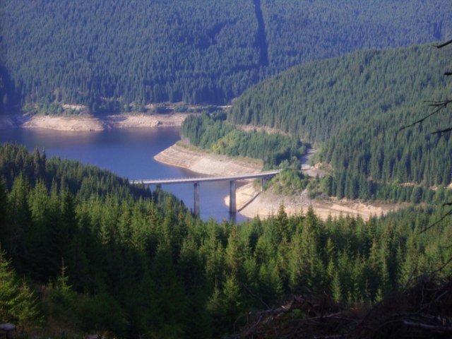 Bridge over the Oașa Lake