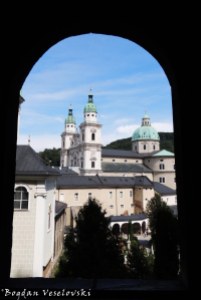 Salzburg Cathedral from Catacombs
