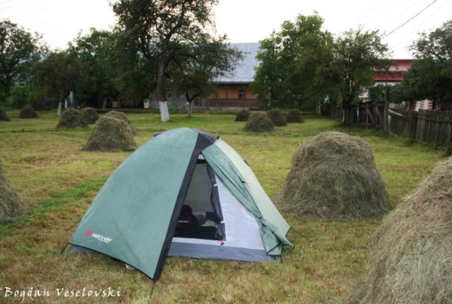 Camping through haystacks