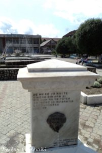 Fountain in front of the House of Culture, Otelu Rosu