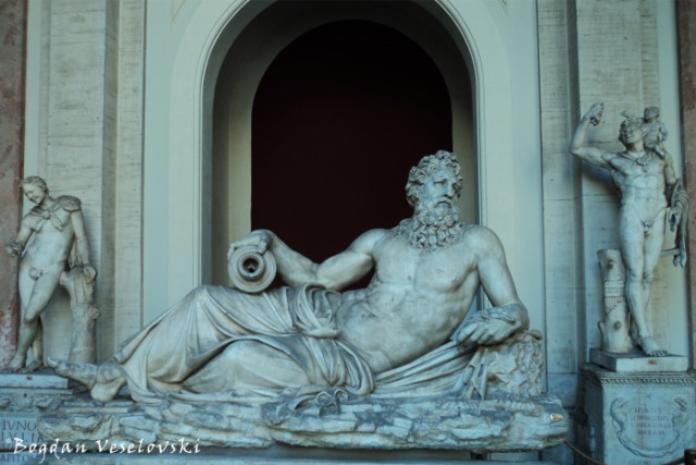 Sculpture of the river god Arno (Tigris)