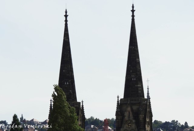 Marienkirche's spires, Stuttgart