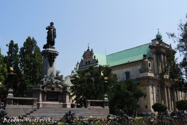 Adam Mickiewicz Monument & Carmelite Church