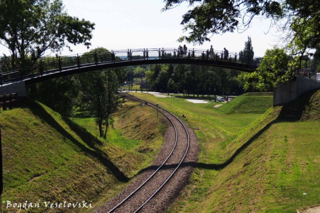 Bridge over the railway in Zamość