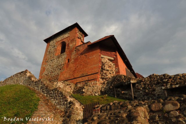 Remains of Upper Castle`s Keep, Vilnius