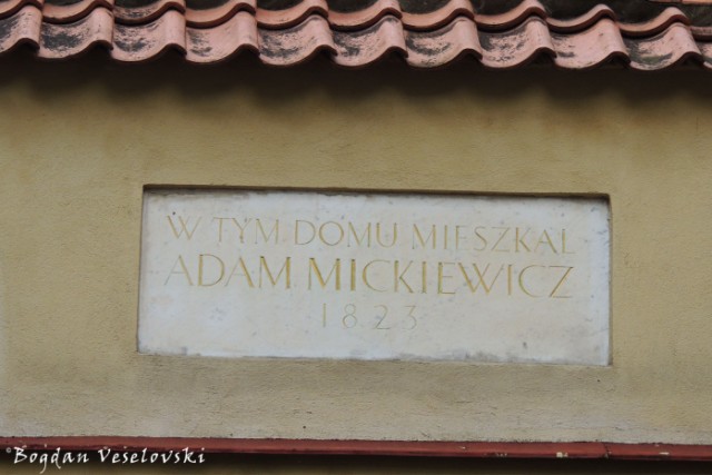 House of Adam Mickiewicz in Vilnius