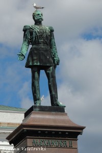 Alexander II (Romanov) monument in Helsinki