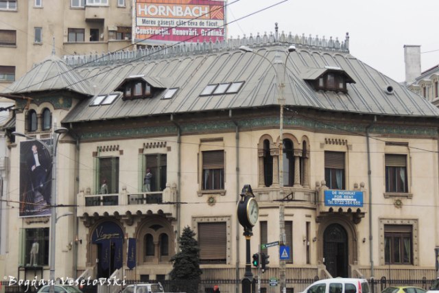 5, Piața Romană - Gheorghe Petrașcu House (1913, arch. Spiridon Ceganeanu, Neo-Romanian style)