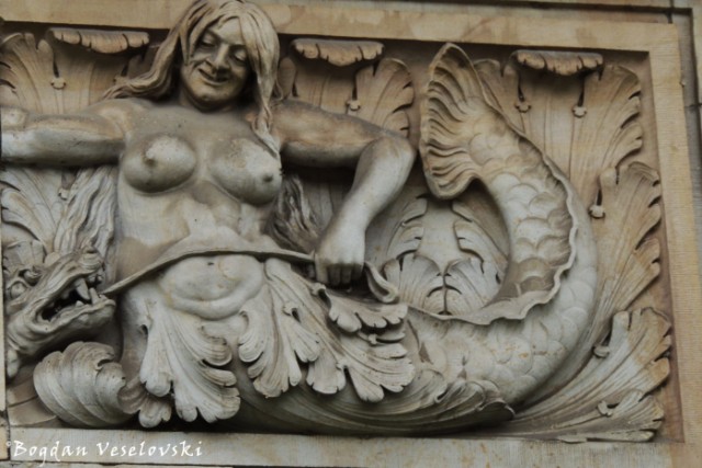 Mermaid bas-relief in Hannover