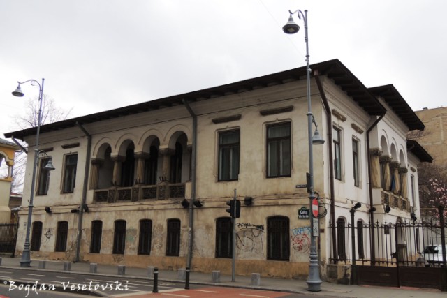 196, Calea Victoriei - Dissescu House, today 'George Oprescu' Institute of Art History (1905-1912, renovated by Grigore Cerchez & A.C. Clavel, Neo-Romanian style)