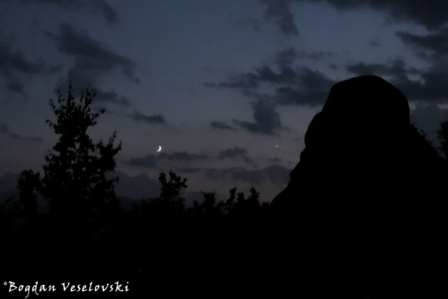 Meteora in the night