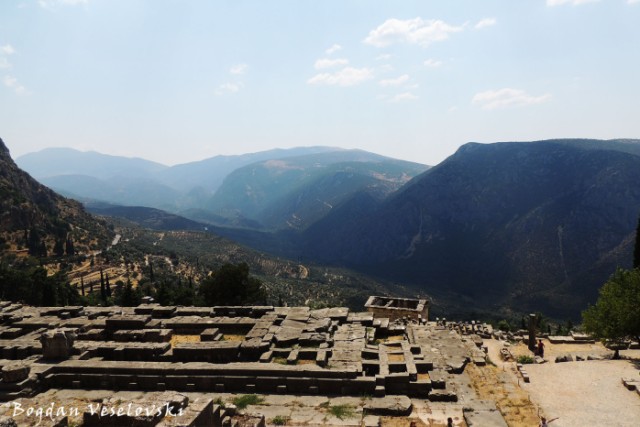 Temple of Apollo & Delphi valley