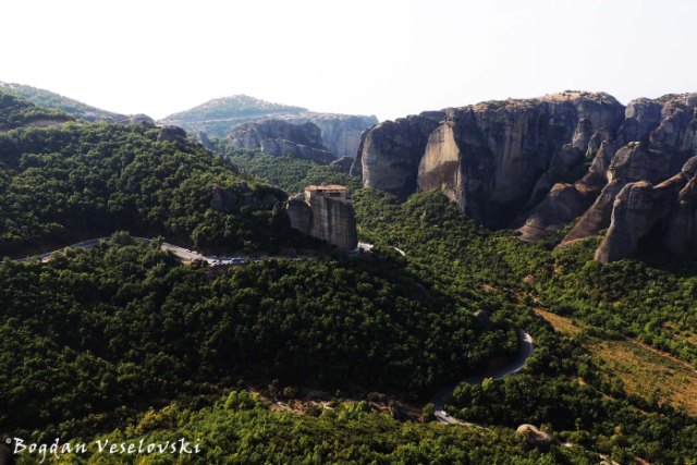 Meteora Valley - The Holy Monastery of Roussanou - Saint Barbara