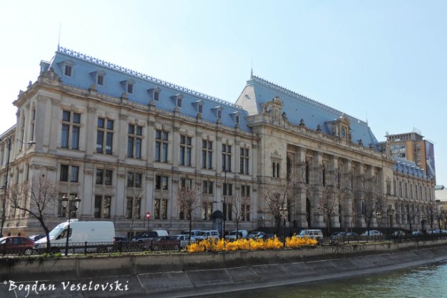 Palatul de Justiție - Curtea de Apel (Palace of Justice, Bucharest - Court of Appeal, arch. Albert Ballu & Ion Mincu, French Renaissance style)