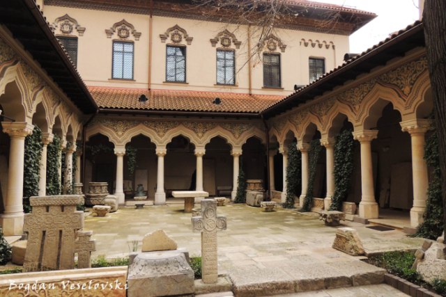Stravopoleos Monastery - Courtyard & Lapidarium