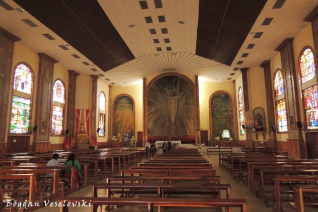 Interior of the Church of Our Lady of Macas