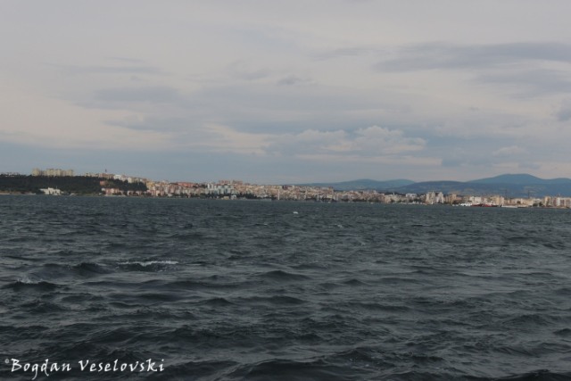 Çanakkale seen from the ferry