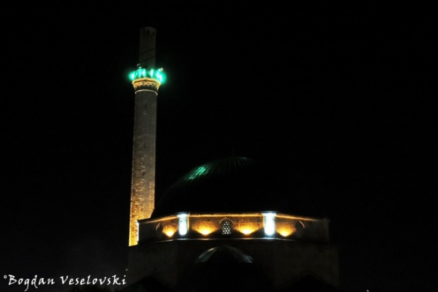 Sinan Pasha Mosque by night