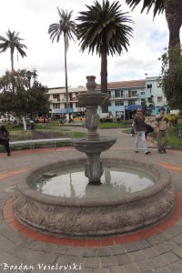 Fountain in Simón Bolivar Park