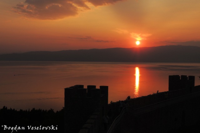 Sunset seen from the fortress