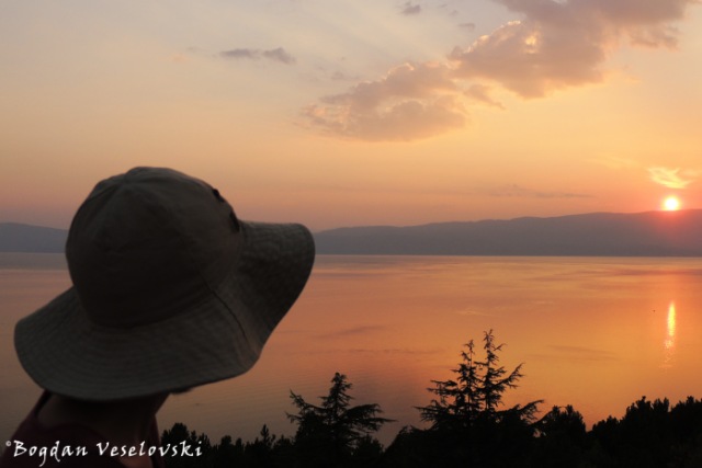 Ohrid sunset