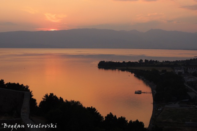 Ohrid Lake seen from the fortress