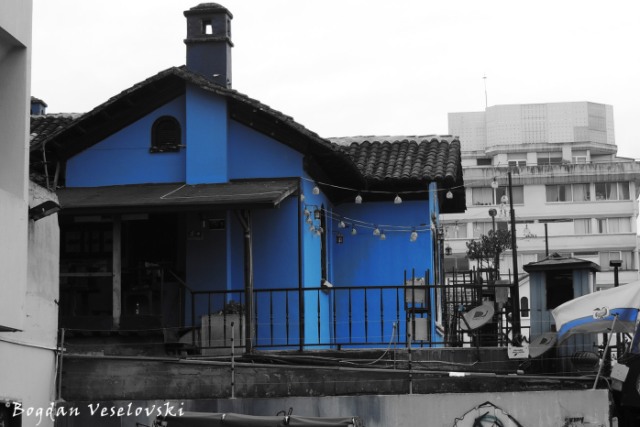  Blue house on Diego de Almagro