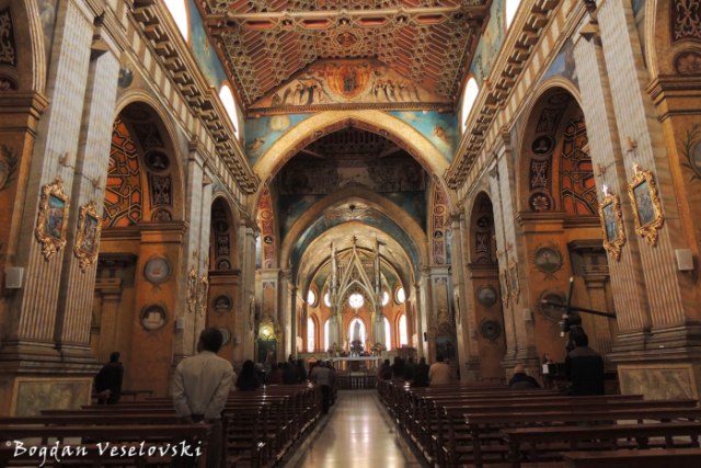 Interior of Santo Domingo Church