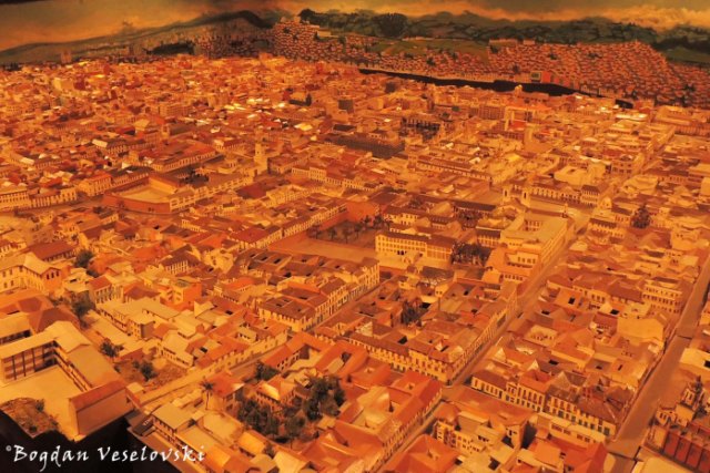Scale model of Quito's historical centre